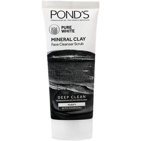 تصویر ژل فوم شستشوی صورت زغال فعال پوندز سری خاک رس مدل Ponds Pure White 