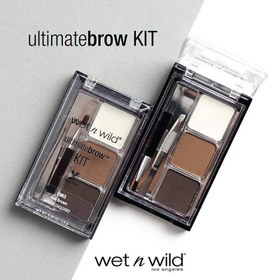 تصویر کیت ابرو وت ان وایلد (Wet N Wild) مدل Ultimate Brow سایه یا کیت ابرو