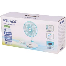 تصویر پنکه رومیزی شارژی Weidasi WD-219 Weidasi WD-219 Fan