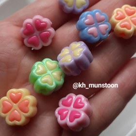 تصویر گل 4برگ برجسته 