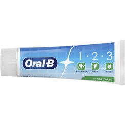 تصویر خمیر دندان سه کاره اورال بی Oral b toothpaste