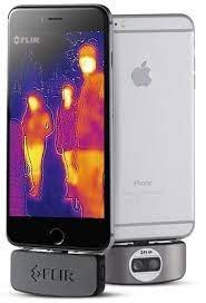 تصویر دوربین ترموویژن FLIR One Pro IOS برای گوشی های Iphone سیستم عامل ios 