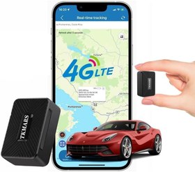 تصویر ردیاب GPS کوچک برای خودرو TKMARS آهنربایی دستگاه ردیاب ضد گم شدن، ضد آب، بدون هزینه ماهانه TK913 