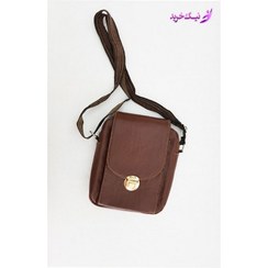 تصویر کیف چرم رودوشی مردانه مدل لوتوس 