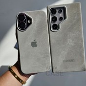 تصویر قاب گوشی پارچه ای جیر 