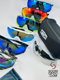 تصویر عینک ورزشی صددرصد اسپید تراپ مدل SPEEDTRAP - 100% 100% SPEEDTRAP sport sunglasses 155 18 - 130