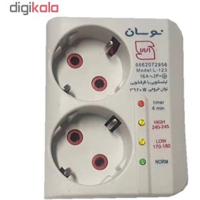 تصویر محافظ ولتاژ نوسان مدل L-123 مناسب لباسشویی و ظرفشویی Electrical & Electronic Protector NAVASAN