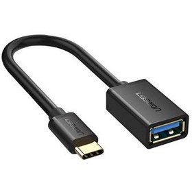 تصویر کابل تبدیل 13سانتی متری USB-C Male به USB 3.0 Female OTG Cable مدل US154 Ugreen US154 USB-C Male A To USB 3.0 Female OTG Cable 13cm cable