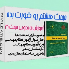 تصویر “فیلم آموزشی مبحث 8 ویرایش 1398(نظارت و اجرا) “مبحث هشتم رو قورت بده” 