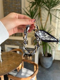 تصویر بند پارچه ای کریستین دیور 