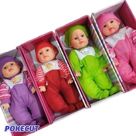 تصویر اسباب بازی عروسک دخترانه طرح سرامیک موزیکال عروسک گوشتی عروسک نوزاد عروسک موزیکال عروسک بچه 