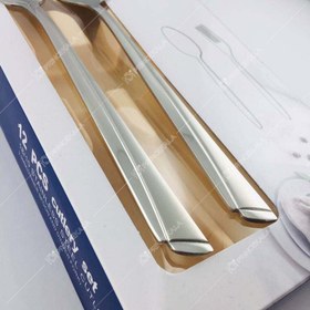 تصویر قاشق و چنگال استیل ۱۲ پارچه یونیک مناسب ۶ نفر 