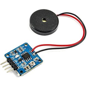 تصویر ماژول سوییچ سنسور پیزوالکتریک ضربه و لرزش 