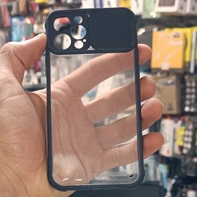 تصویر قاب کاور گارد گوشی iphone12/12proشفاف شیشه ای محافظ لنز دار آیفون دوازده پرو /دوازده 