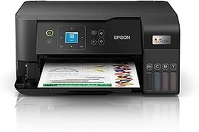 تصویر چاپگر مخزن جوهر خانگی Epson Ecotank L3560 ، چاپگر با سرعت بالا A4 Color 3-in-1 با Wi-Fi Direct ، چاپگر عکس ، با اتصال برنامه هوشمند ، سیاه Epson EcoTank L3560 Home Ink Tank Printer, High-speed A4 colour 3-in-1 printer with Wi-Fi Direct, Photo Printer, with Smart App connectivity,Black