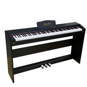 تصویر پیانو SAPPHIRE SDP 100 KEY SENSITIVE 88 PIANO BLACK JWIN 