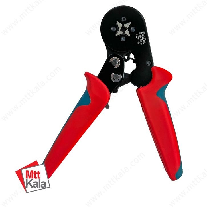 خرید و قیمت پرس وایرشو تکی و دوبل چهارگوش زن سایز 0.5 تا 10 (ECT-A) برند  DeDe | ترب