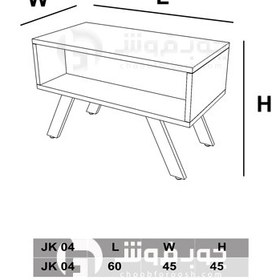 تصویر جلو مبلی و میز عسلی مدرن مدل JM04 