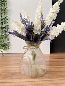 تصویر گلدان شیشه ای 