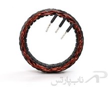 تصویر استاتور (بالشتک) دینام پراید 131 EX مدل 90 آمپر برند عظام 