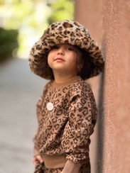 تصویر ست بلوز دورس و شلوار پلنگی 1 تا 5 سال 