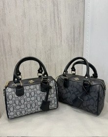 تصویر کیف زنانه صندوقی کوچ - مشکی 