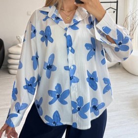 تصویر شومیز طرح گل 