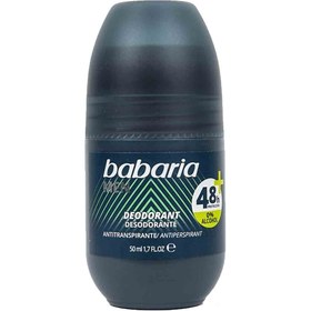 تصویر مام، رول، دئودورانت ضد تعریق باباریا مدل مردانه حجم 50 میلی لیتر Babaria deodorant roll on men 50ml