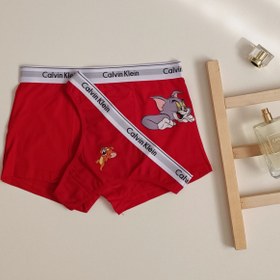 تصویر ست شورت زنانه و مردانه طرح عروسکی جنس نخ پنبه 