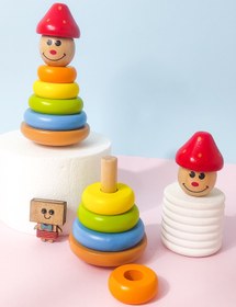 تصویر حلقه هوش تعادلی Stacking Balance Ring Toy