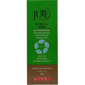 تصویر كرم آبرسان پوست چرب 70 میلی لیتر ژوت Jute Hydracne Moisturizer Cream 70ml