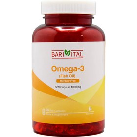 تصویر کپسول امگا 3 باریویتال 60 عددی OEMGA3 1000mg Cap