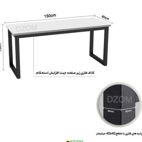 تصویر میز مدیریت دیزم مدل CD_A100_150_W 