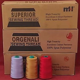 تصویر نخ دوک رنگی 40/2 جعبه 12 عددی 