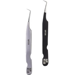 تصویر پنس 90 درجه مژه پلاس کد 208 