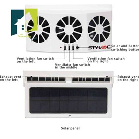 تصویر فن تهویه سه قلو خورشیدی 