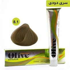 تصویر رنگ مو اُلیو سری دودی ASH - بلوند دودی روشن 8/1 