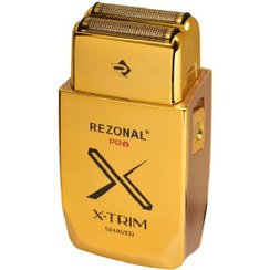 تصویر شیور شارژی رزونال مدل X-TRIM طلایی shaver rezonal pro model gold x-trim