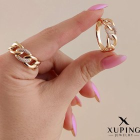 تصویر انگشتر کارتیر نگین‌دار ژوپینگ کد ۲ 