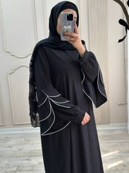 تصویر مانتو عبایی زنانه مدل آیلار 