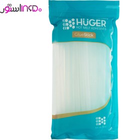 تصویر میله چسب حرارتی (تفنگی) ضخیم هوگر Huger - ضخامت 11 میلیمتر ا Huger hot melt adhesives 11.2mm Huger hot melt adhesives 11.2mm