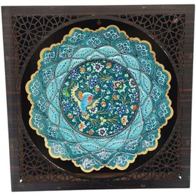 تصویر بشقاب میناکاری دیوارکوب 20 سانتی کد 1DK67 