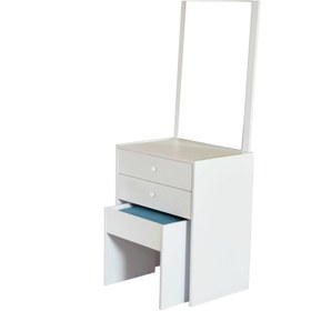 تصویر میز ارایش مدل mhn002 - گردویی 