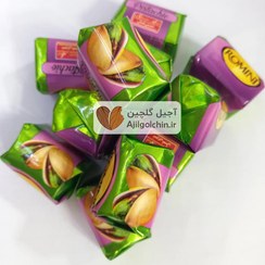 تصویر شکلات رومینی شیرین عسل (مغز دار پسته ای) 