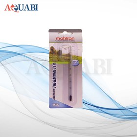 تصویر دماسنج جیوه ای آکواریوم ماهیران MT-H (15mm) Aquarium Fish Tank Hanging Thermometer MT-H 15mm