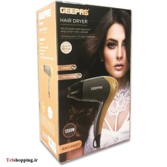 تصویر سشوار جی پاس مدل GGD86077 Geepas Hair Dryer 2 Speed & 2Temperature Settings 1200W GHD86077