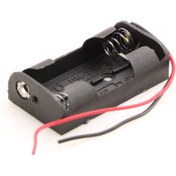 تصویر جا باتری قلمی 2 تایی سیم دار Two Battery compartment