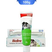 تصویر ست خمیر دندان مسواک بایولاین همراه با کلسیم Bioline Toothpaste with Liquid Calcium 
