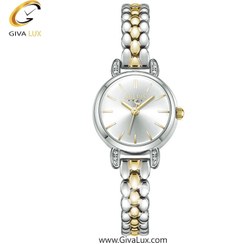 تصویر ساعت مچی اورجینال زنانه جولیوس نقره ای | طلایی-نقره ای| سفید| کد رفرنس JA-1363F 