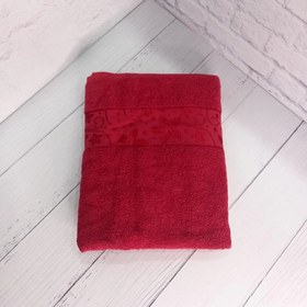 تصویر حوله حمامی طرح پرمیس bath towel parmis